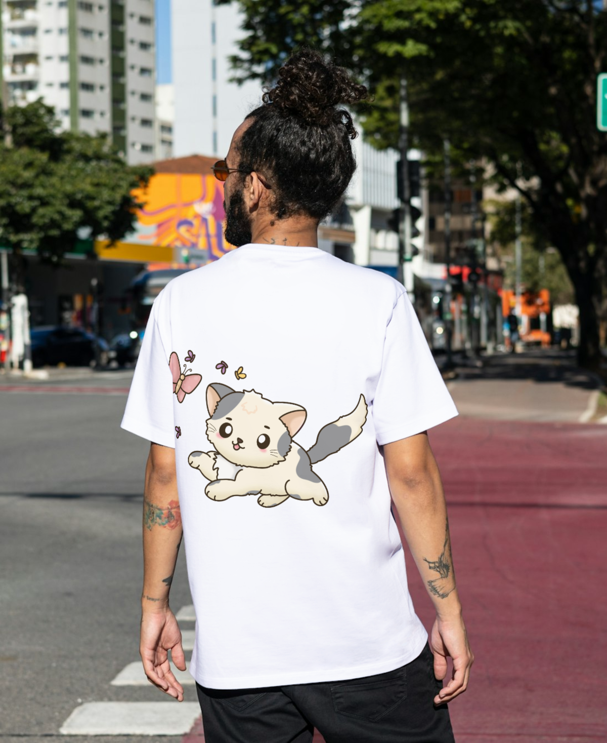 Unisex Oversized Cloud Kitty T-Shirt