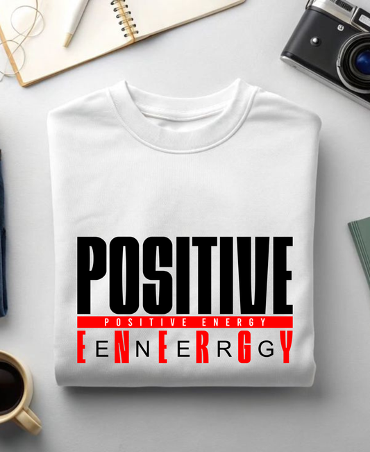 Men's Full Sleeve Positive Energy T-Shirt