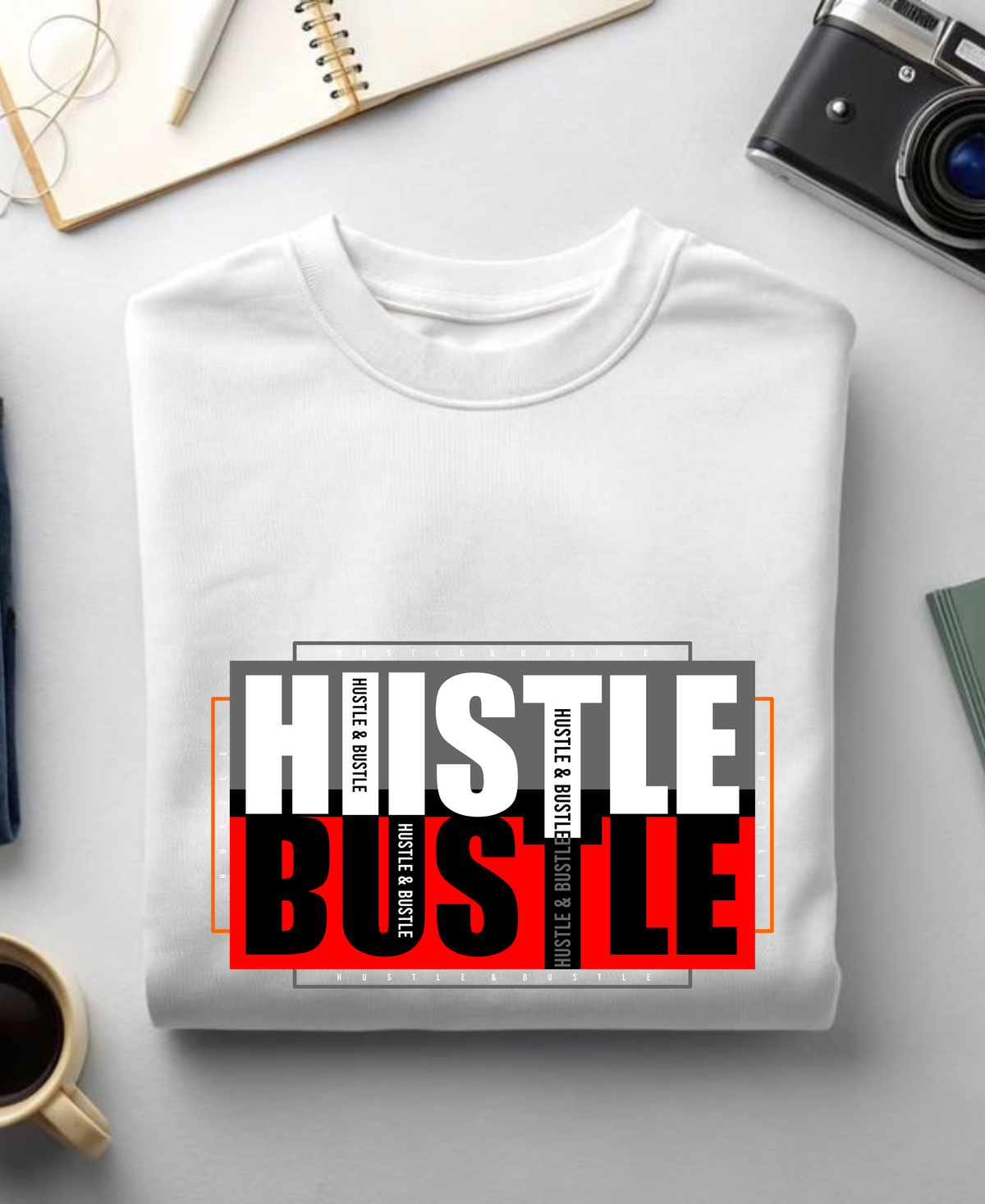 Men's Full Sleeve Hustle & Flow T-Shirt
