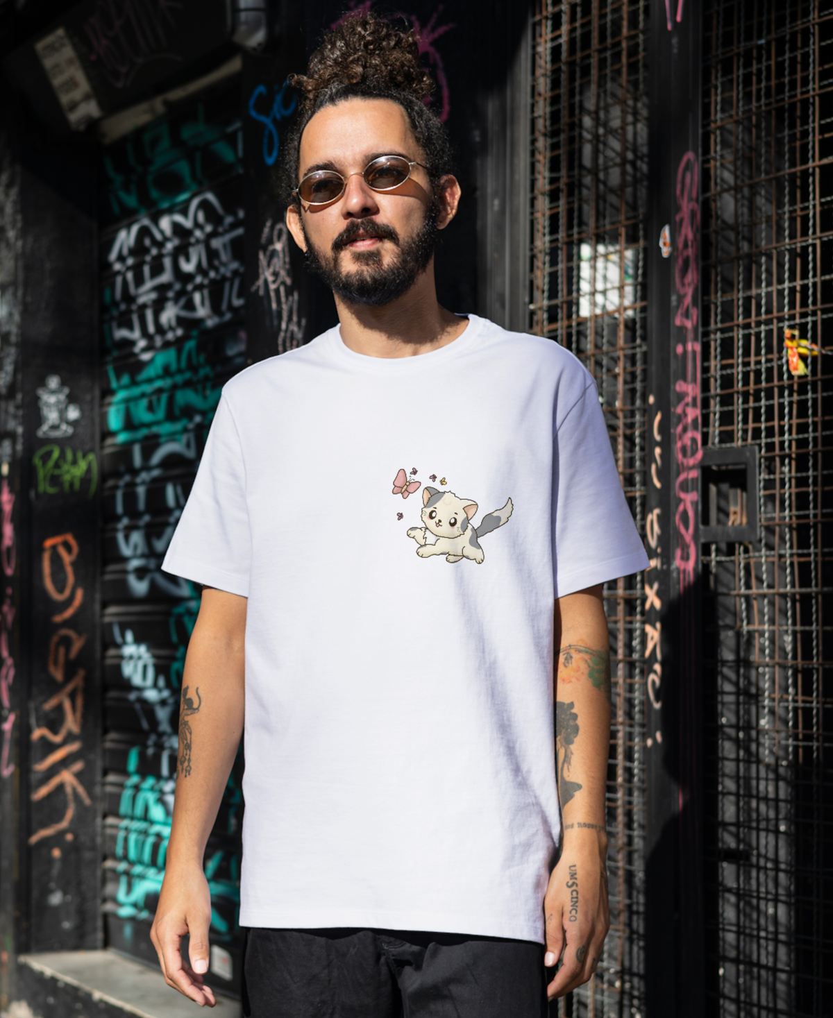 Unisex Oversized Cloud Kitty T-Shirt