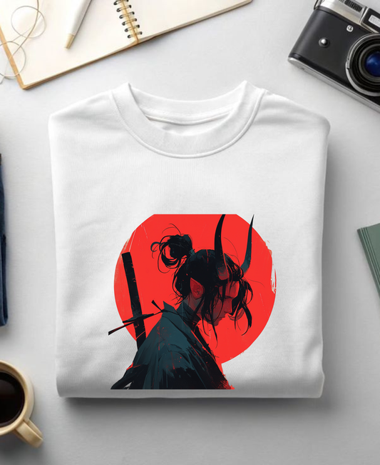 Men's Full Sleeve Shadow Samurai T-Shirt