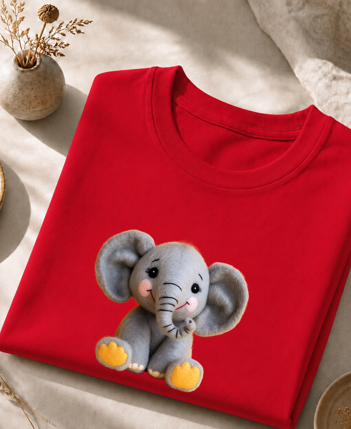 Unisex Classic Cute Elephant T-Shirt