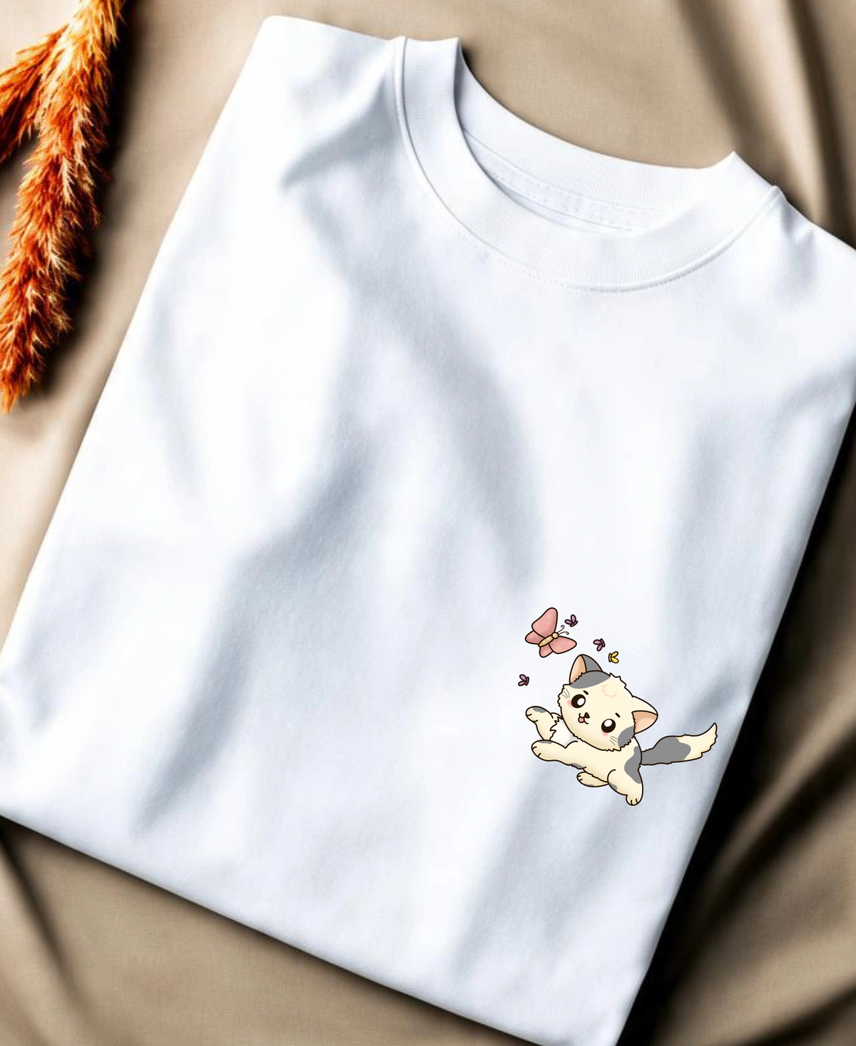 Unisex Oversized Cloud Kitty T-Shirt