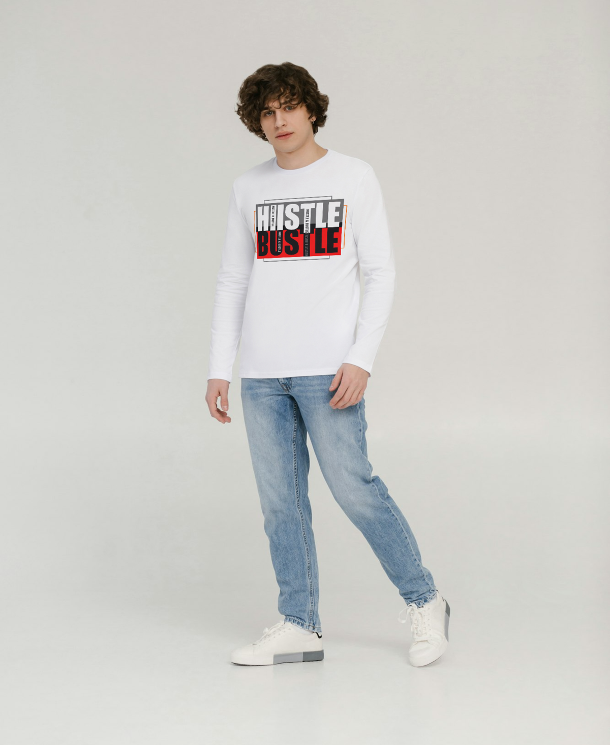 Men's Full Sleeve Hustle & Flow T-Shirt