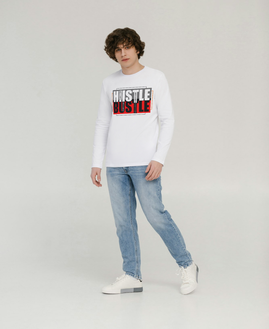 Men's Full Sleeve Hustle & Flow T-Shirt