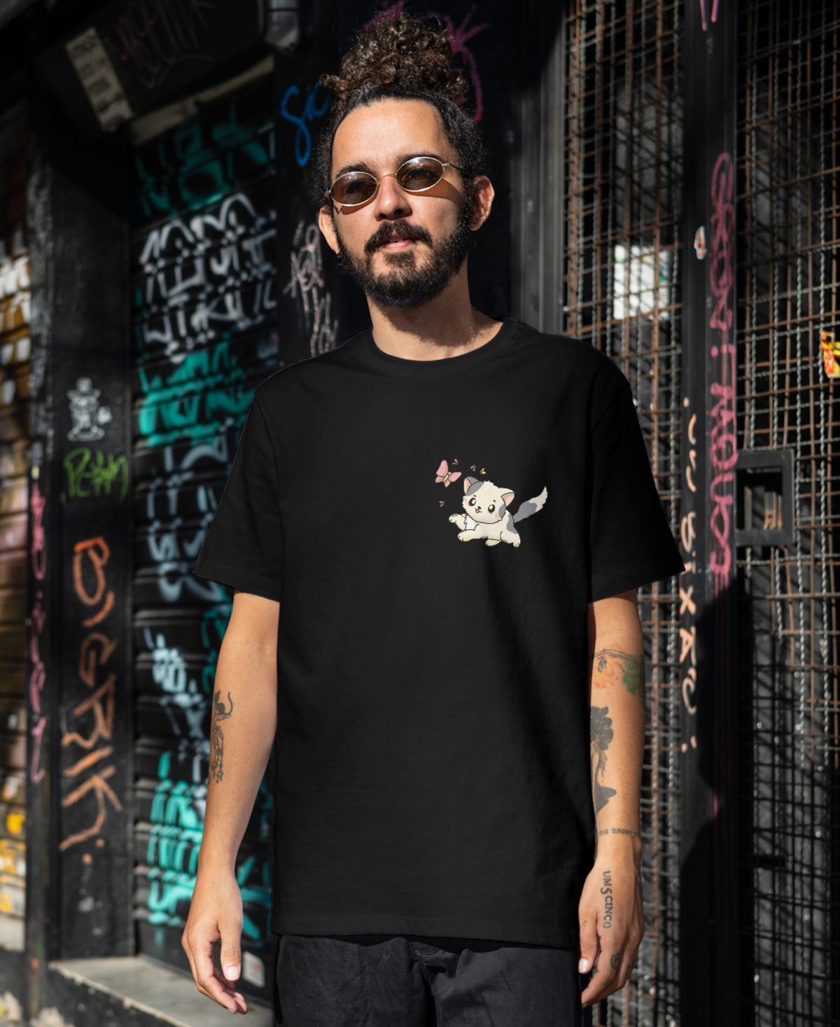 Unisex Oversized Cloud Kitty T-Shirt