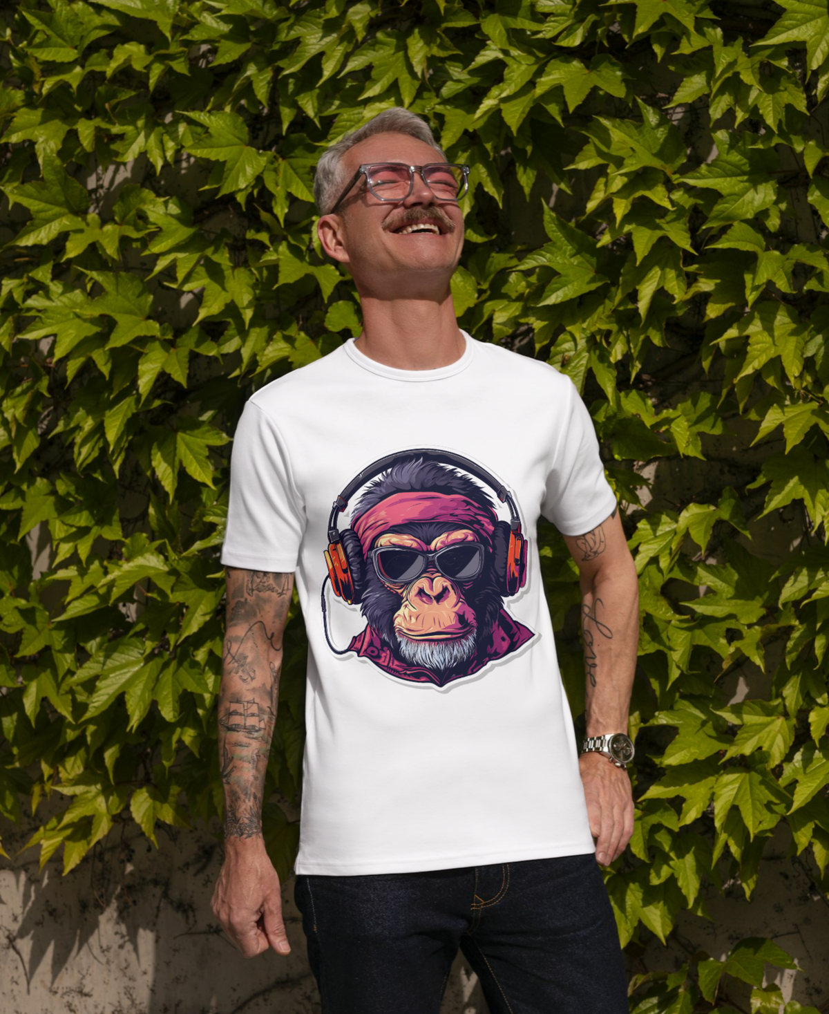 Unisex Standard Monkey Frequency T-Shirt